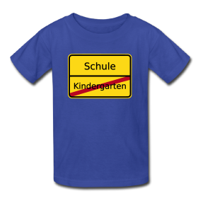 Kinder Ortsschild Shirt für die Schultuete Kinder Shirt für den Schulanfang